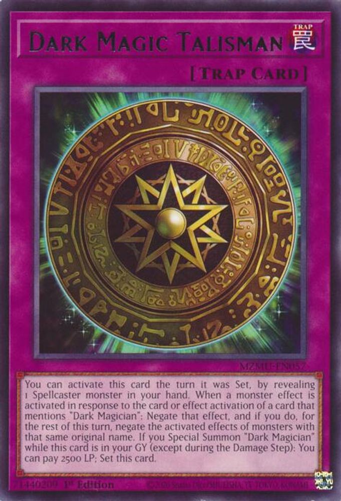 Dark Magic Talisman (MZMU-EN057) - Rare