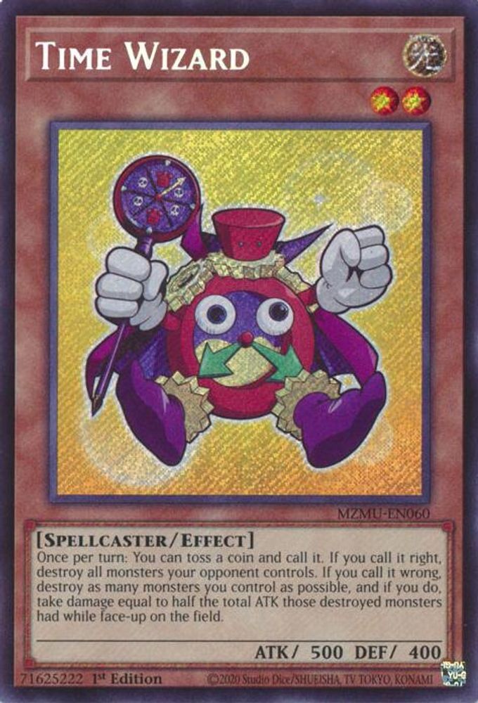 Time Wizard (MZMU-EN060) - Secret Rare