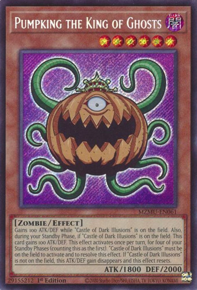 Pumpking the King of Ghosts (MZMU-EN061) - Secret Rare