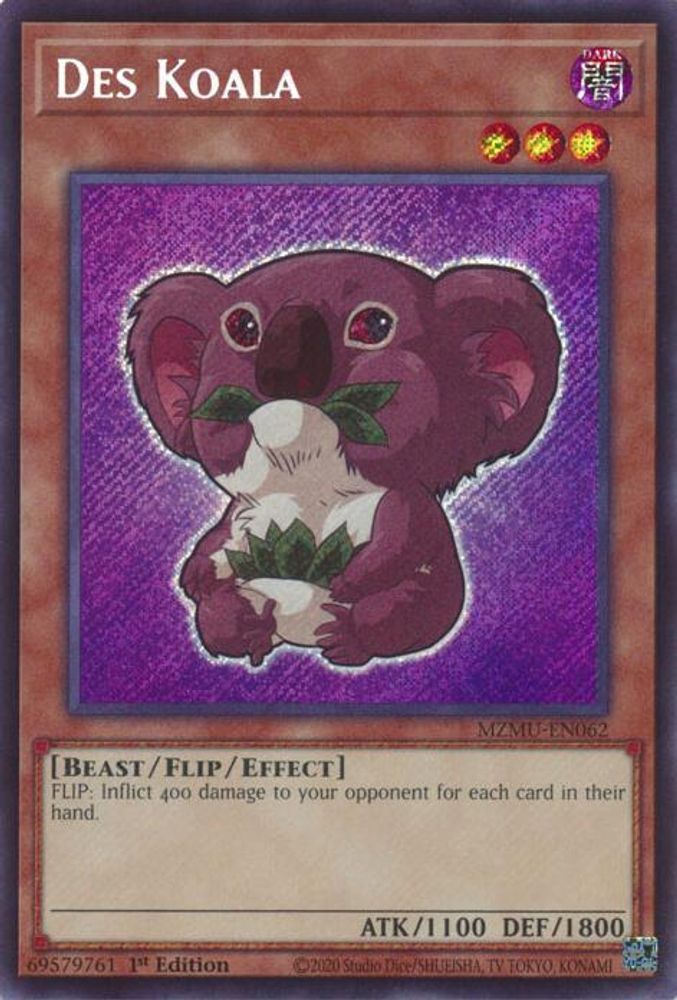 Des Koala (MZMU-EN062) - Secret Rare