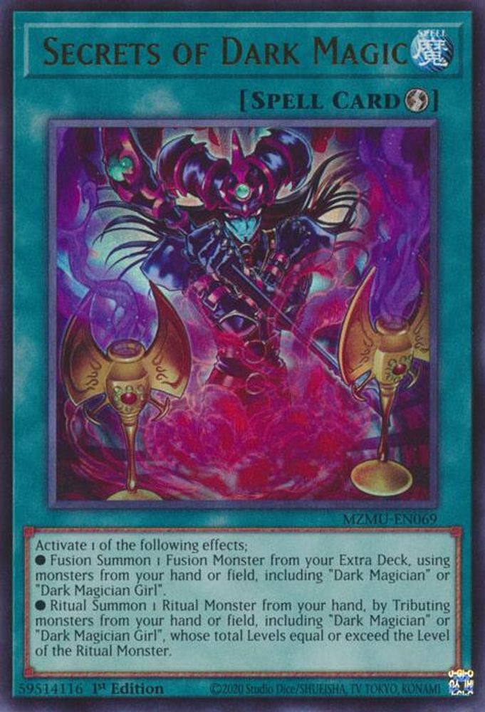 Secrets of Dark Magic (MZMU-EN069) - Ultra Rare
