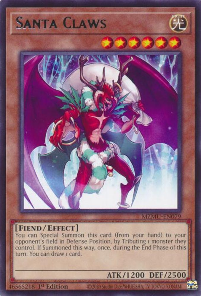 Santa Claws (MZMU-EN079) - Rare