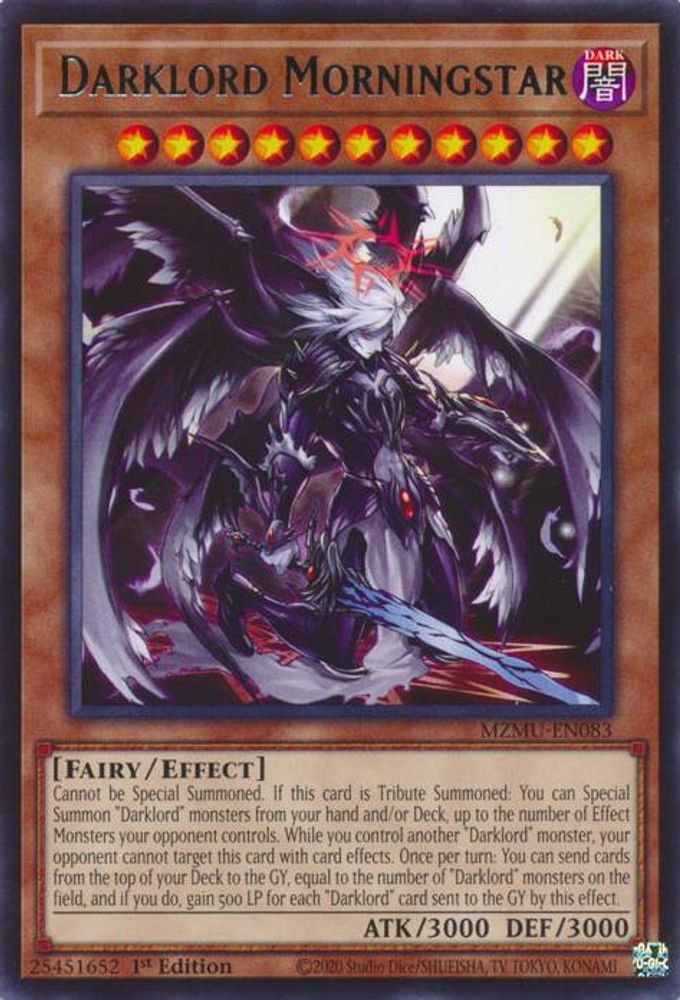 Darklord Morningstar (MZMU-EN083) - Rare