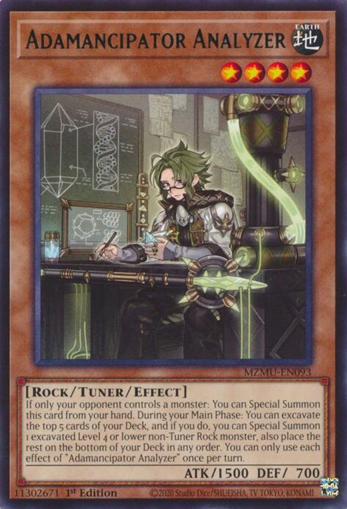 Adamancipator Analyzer (MZMU-EN093) - Rare