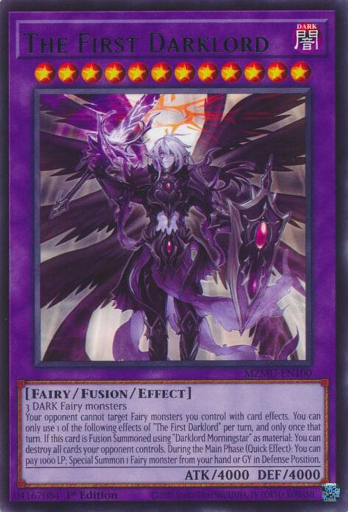 The First Darklord (MZMU-EN100) - Rare