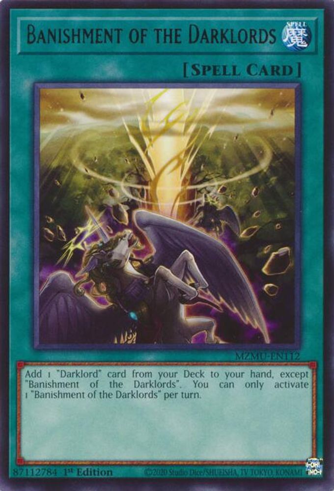 Banishment of the Darklords (MZMU-EN112) - Rare