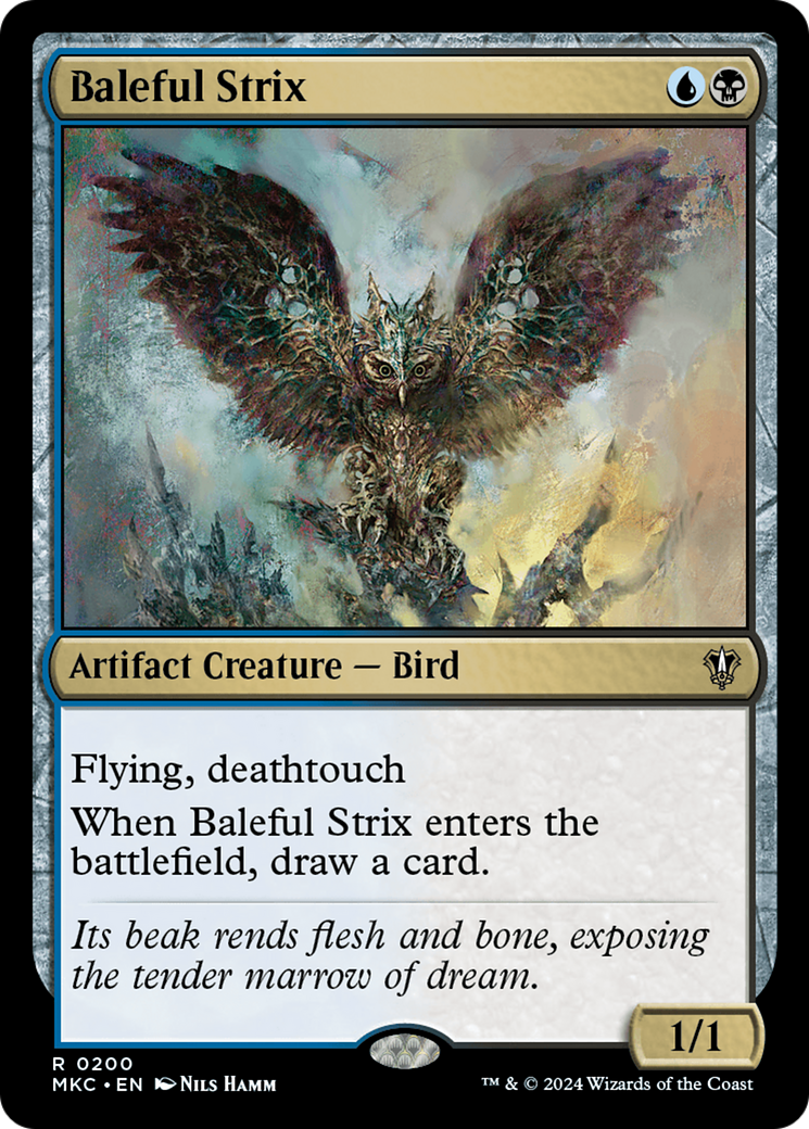 Baleful Strix [Meurtres au commandant du manoir Karlov] 