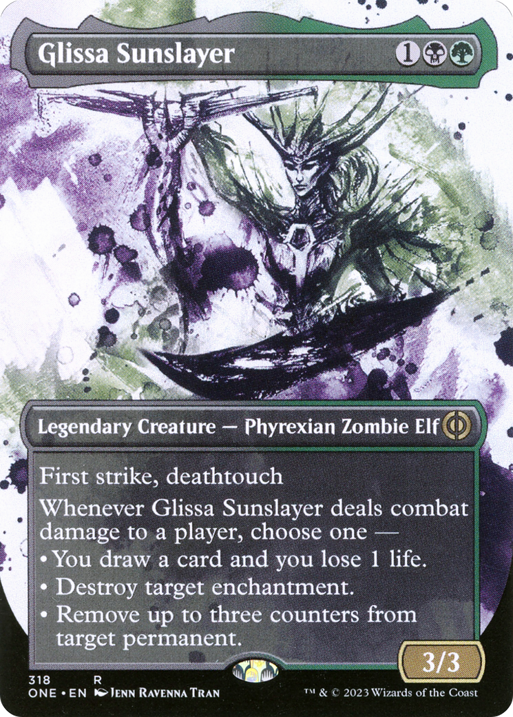 Glissa Sunslayer (Borderless Ichor) [Phyrexia : Tous seront un] 