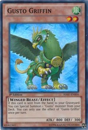 Gusto Griffin [HA07-EN004] Super Rare 