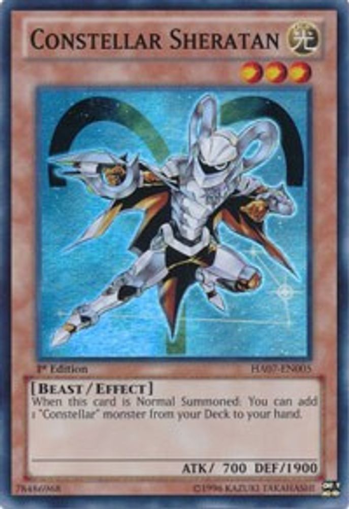 Constellaire Sheratan [HA07-EN005] Super Rare 