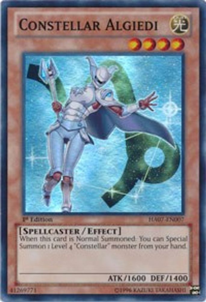 Constellar Algiedi (HA07-EN007) - Super Rare