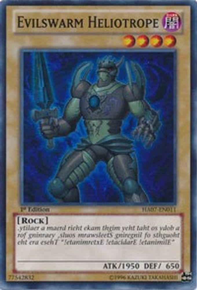 Evilswarm Heliotrope (HA07-EN011) - Super Rare
