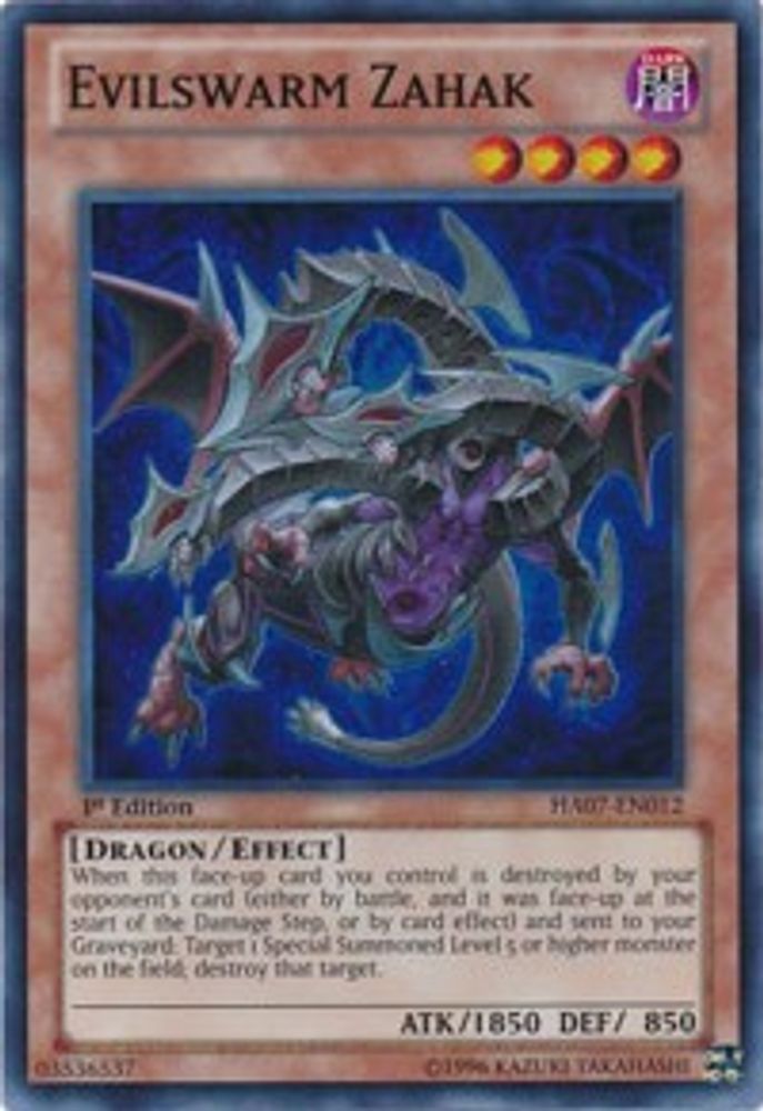 Evilswarm Zahak (HA07-EN012) - Super Rare