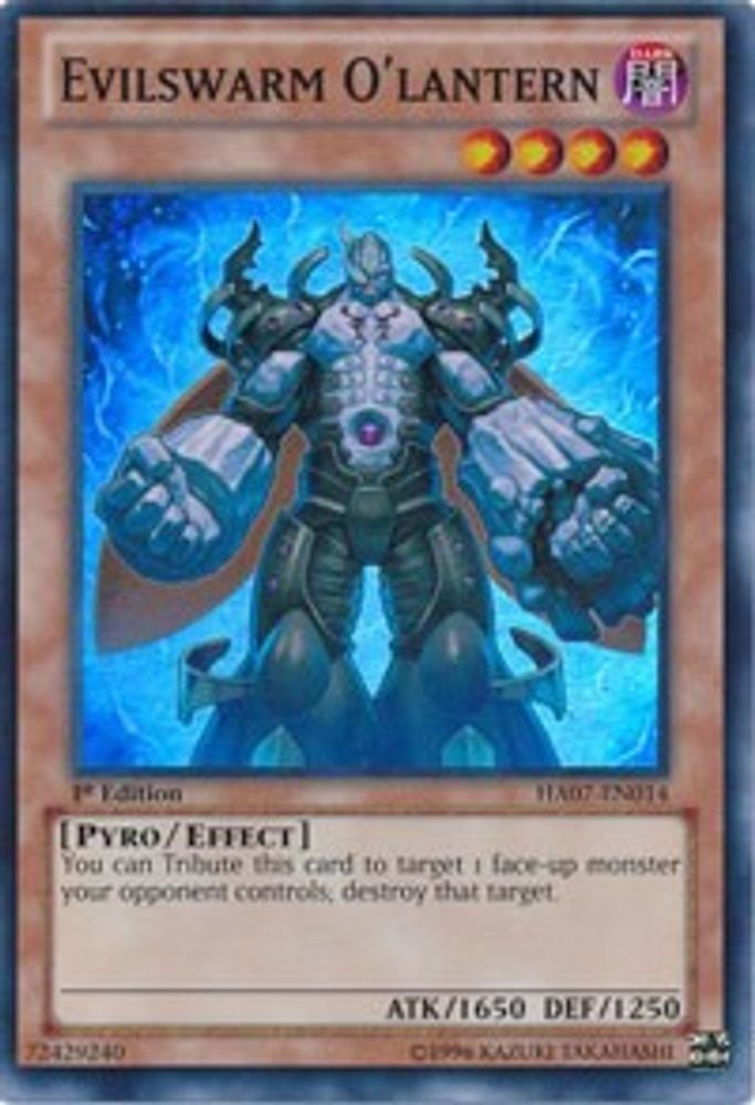 Evilswarm O'lanterne [HA07-EN014] Super Rare 