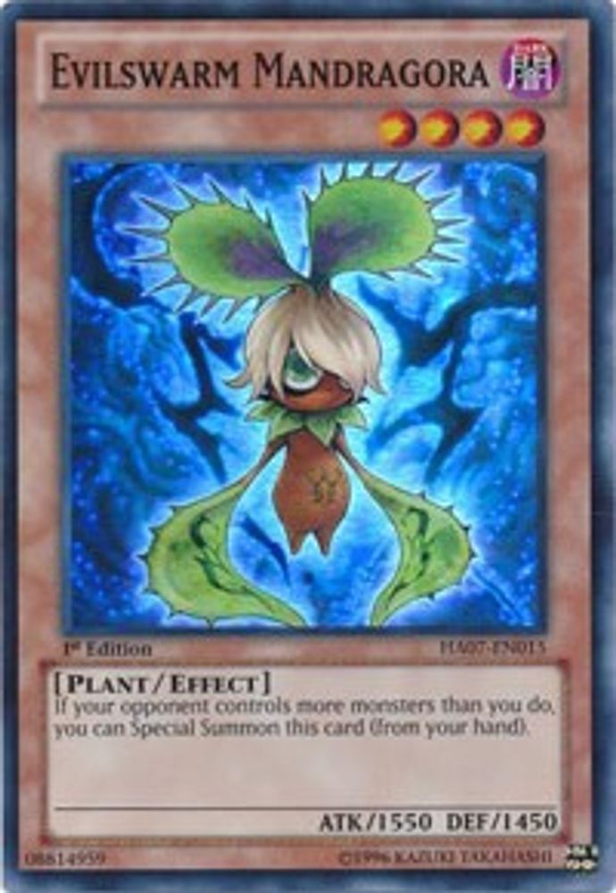 Mandragore Evilswarm [HA07-EN015] Super Rare 