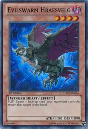 Evilswarm Hraesvelg [HA07-EN016] Super Rare 