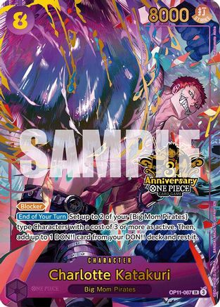Charlotte Katakuri (Japanese Version 3rd Anniversary Set) (OP11-067) - Super Rare