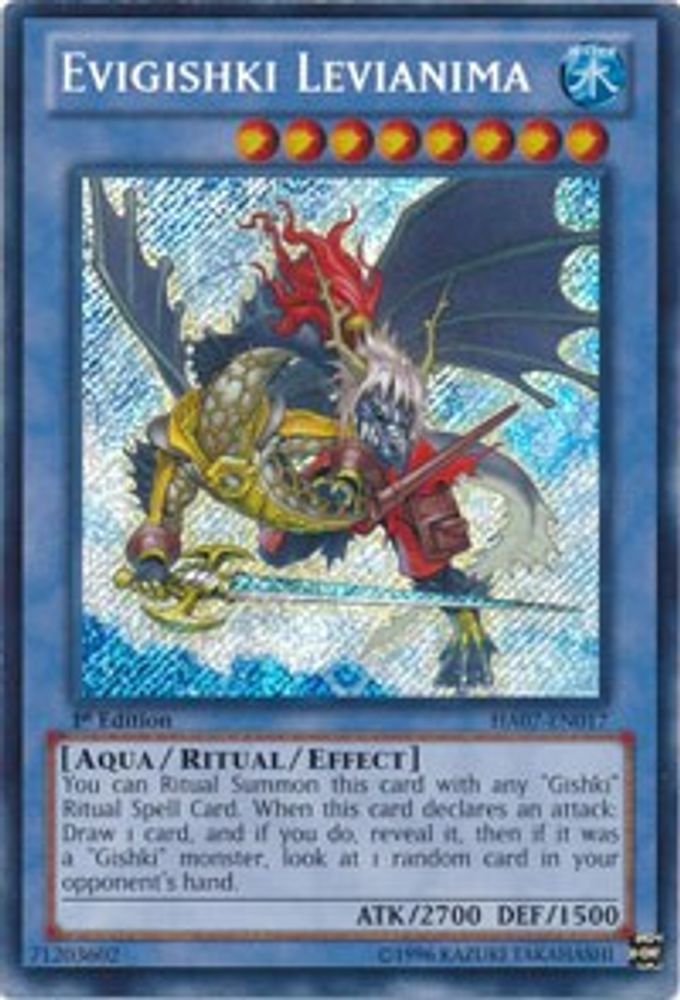 Evigishki Levianima [HA07-EN017] Secret Rare 