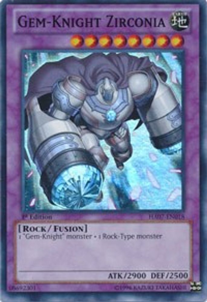 Gem-Knight Zircone [HA07-EN018] Super Rare 