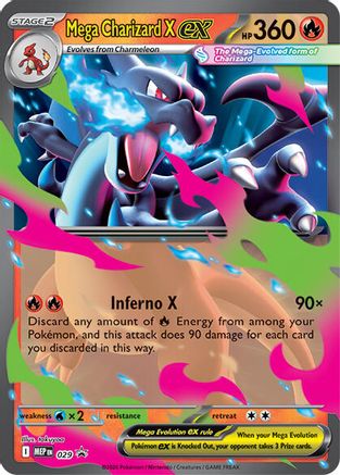 Mega Charizard X ex 029  - Holofoil - Promo