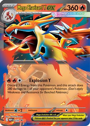 Mega Charizard Y ex 030  - Holofoil - Promo