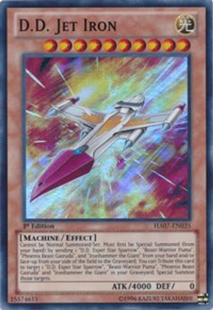 D.D. Jet Iron (HA07-EN035) - Super Rare