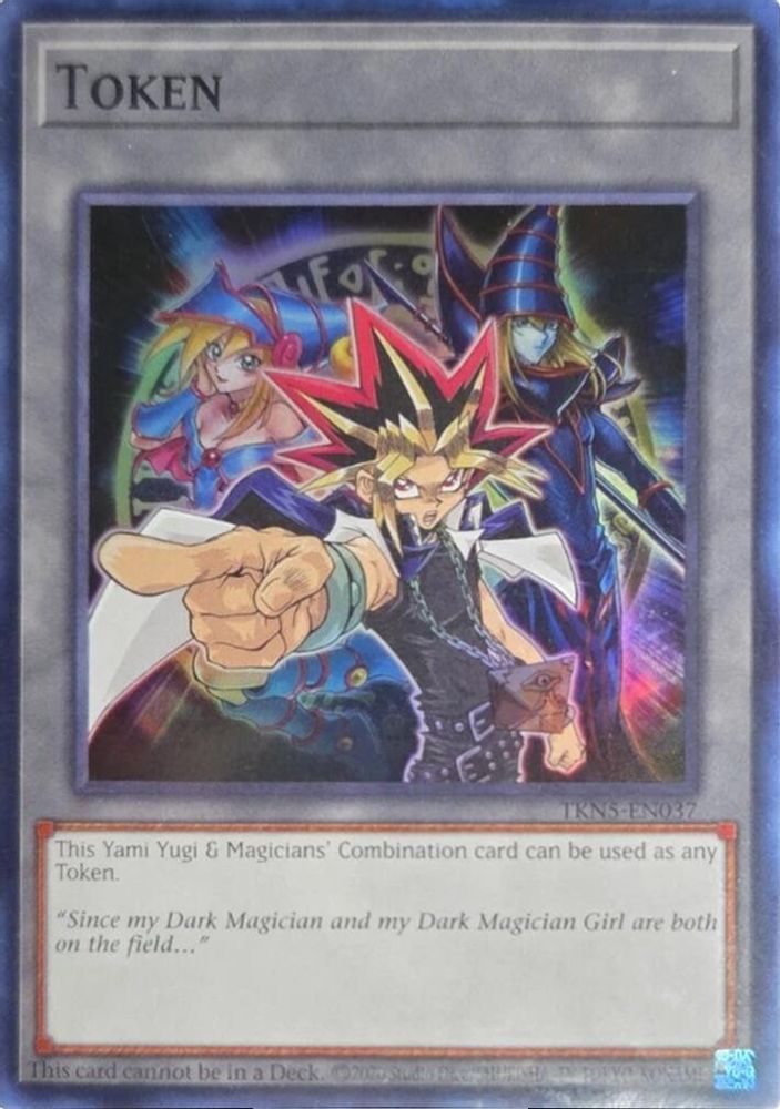 Token: Yami Yugi & Magicians Combination (TKN4-EN037) - Super Rare