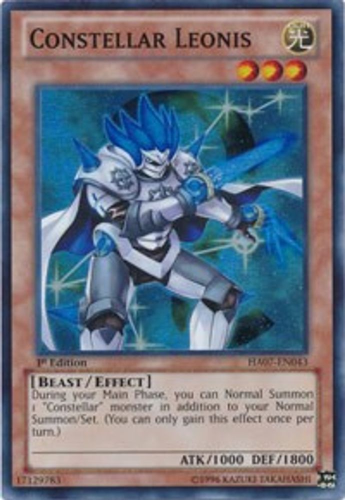 Constellaire Leonis [HA07-EN043] Super Rare 