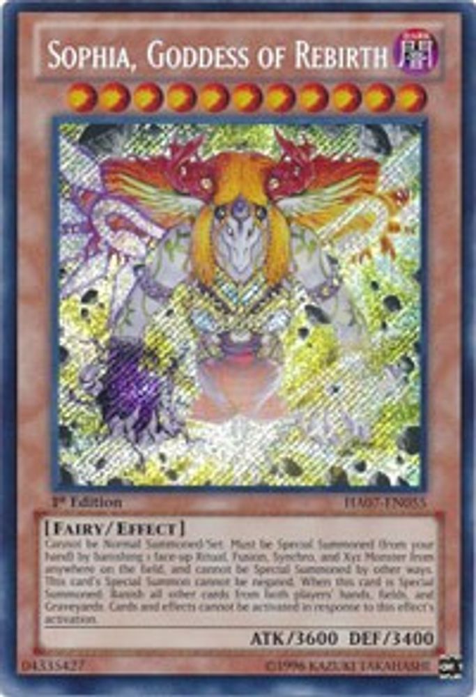 Sophia, déesse de la renaissance [HA07-EN055] Secret Rare 