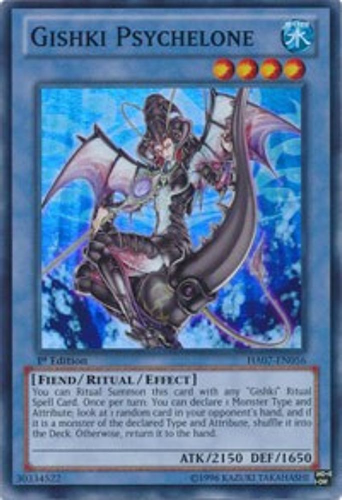 Gishki Psychelone [HA07-EN056] Super Rare 