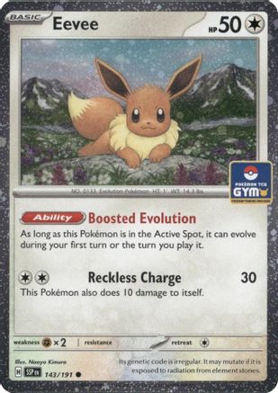 Eevee (Southeast Asia Exclusive) 143  - Holofoil - Common