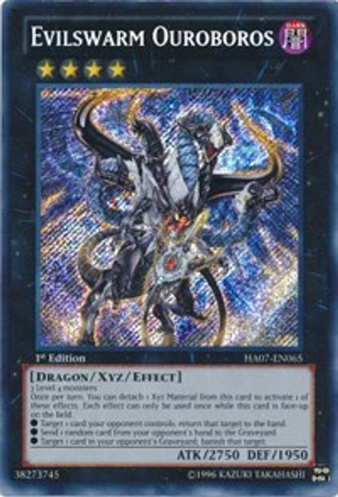 Evilswarm Ouroboros (HA07-EN065) - Secret Rare
