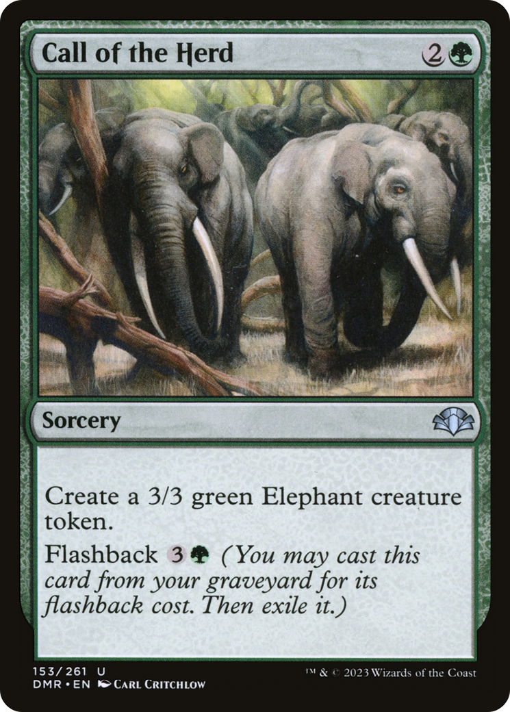 L'appel du troupeau [Dominaria Remastered] 