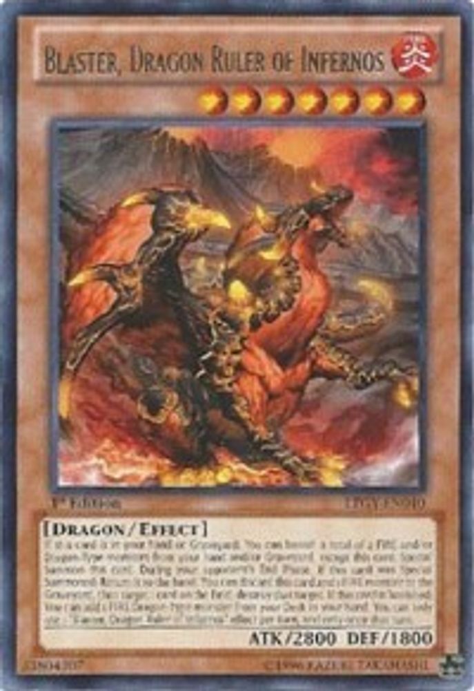 Blaster, Dragon souverain des Enfers [LTGY-EN040] Rare 