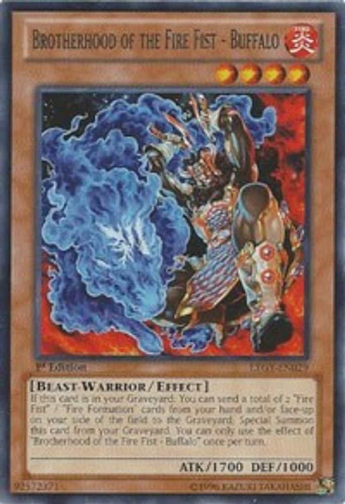 Brotherhood of the Fire Fist - Buffalo (LTGY-EN029) - Rare