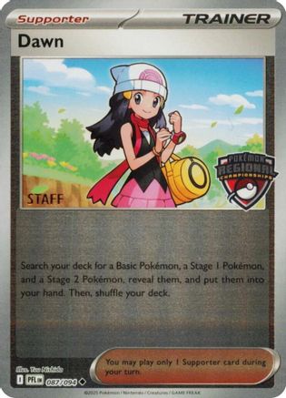 Dawn (Regional Championship) [Staff] 087  - Reverse Holofoil - Uncommon