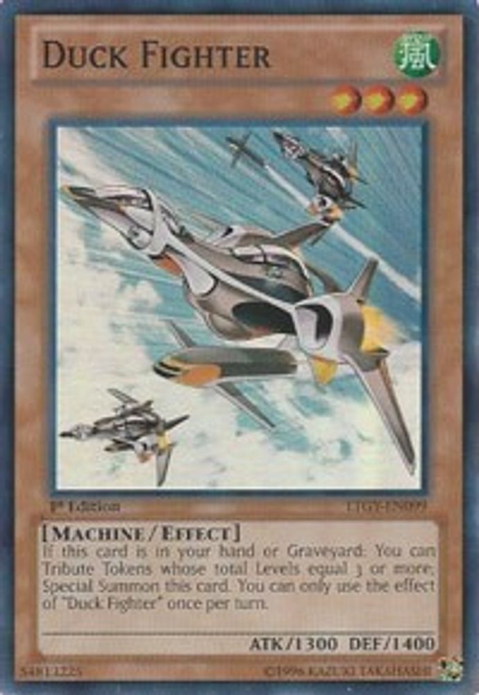 Duck Fighter (LTGY-EN099) - Super Rare