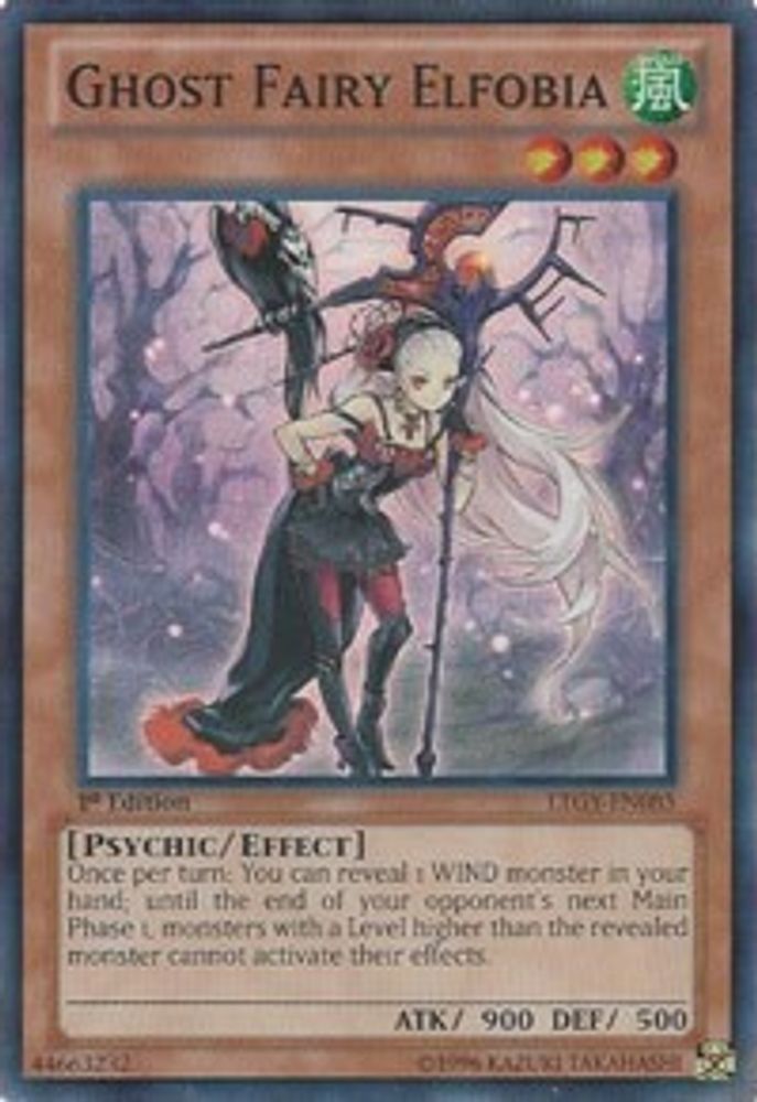Ghost Fairy Elfobia (LTGY-EN085) - Super Rare