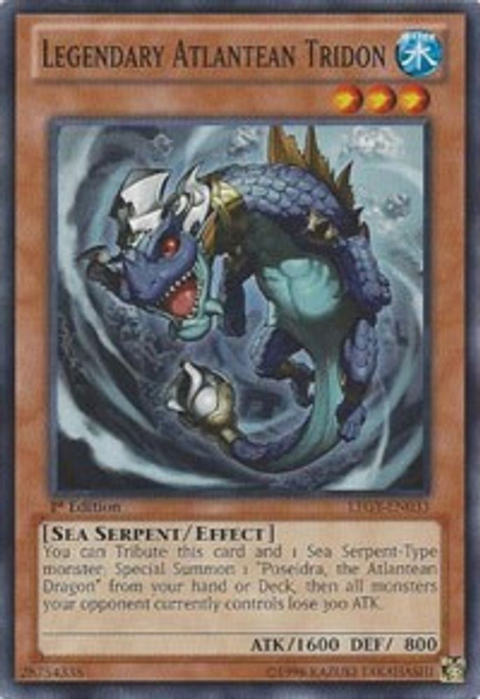 Legendary Atlantean Tridon (LTGY-EN033) - Common