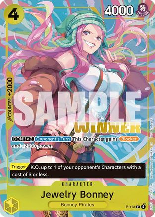 Jewelry Bonney (Heroines Battle Winner Pack) (P-113) - Promo