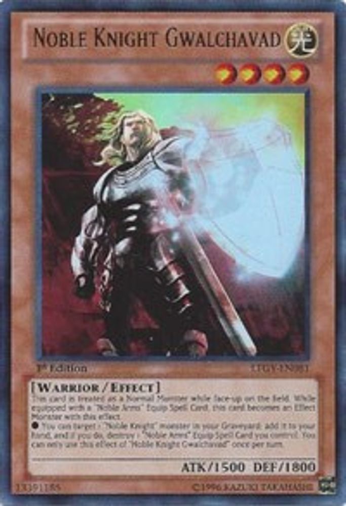 Noble Knight Gwalchavad (LTGY-EN081) - Ultra Rare