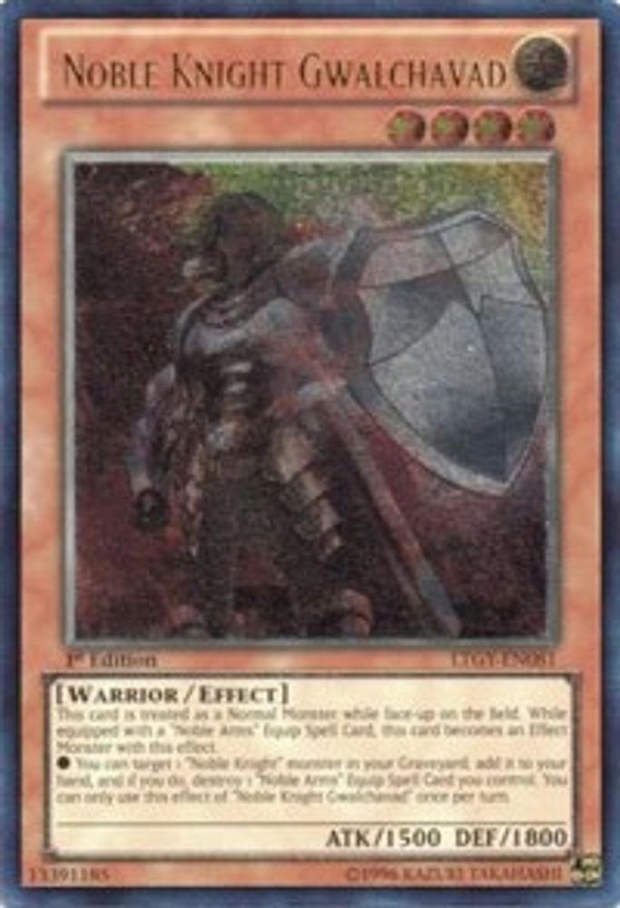 Noble Knight Gwalchavad (UTR) (LTGY-EN081) - Ultimate Rare