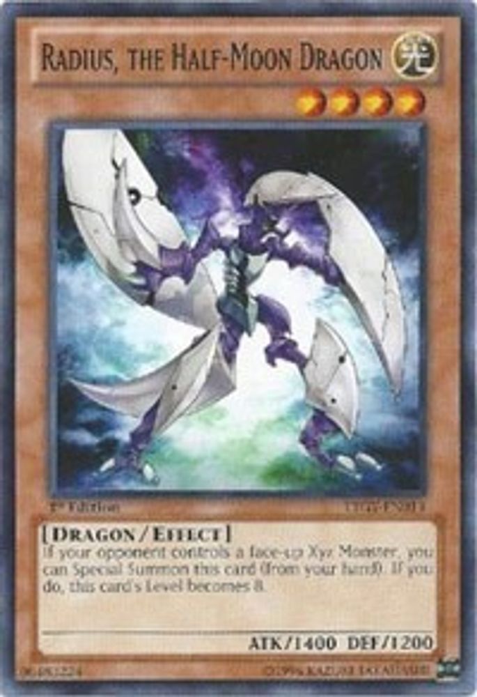 Radius, the Half-Moon Dragon (LTGY-EN014) - Common