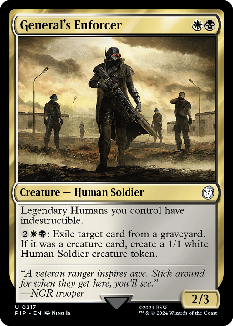 Enforcer du général [Fallout] 