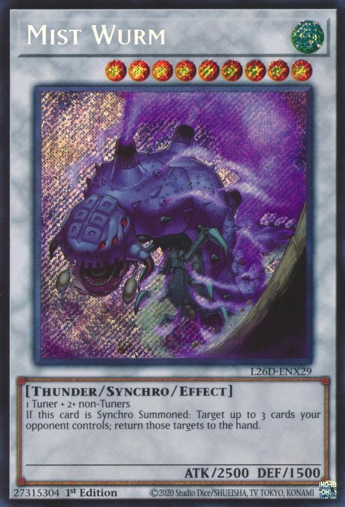 Mist Wurm (Secret Rare) (L26D-ENX29) - Secret Rare