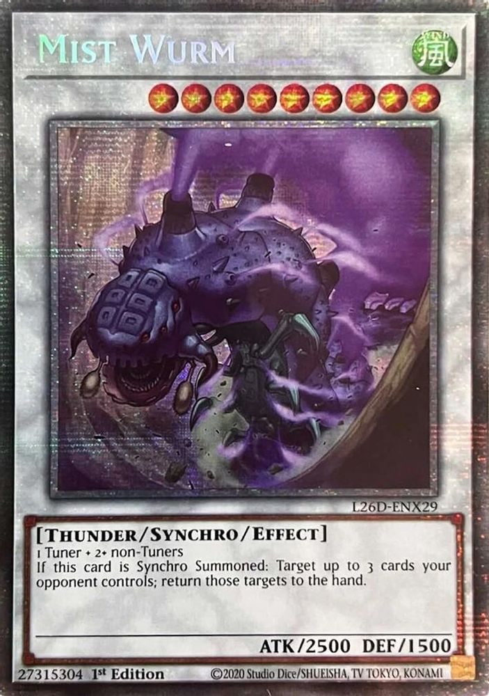 Mist Wurm (Starlight Rare) (L26D-ENX29) - Starlight Rare