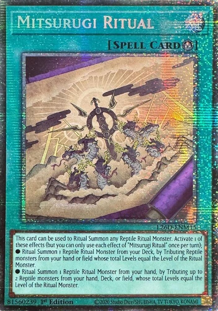 Mitsurugi Ritual (Starlight Rare) (L26D-ENM15) - Starlight Rare