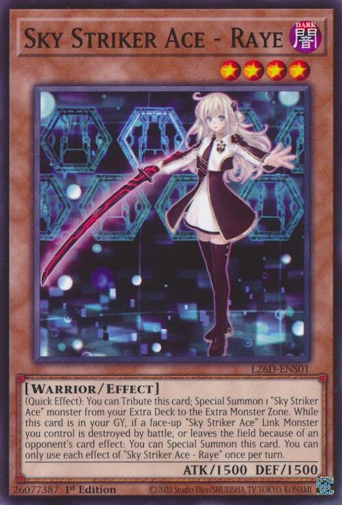 Sky Striker Ace - Raye (L26D-ENS01) - Common