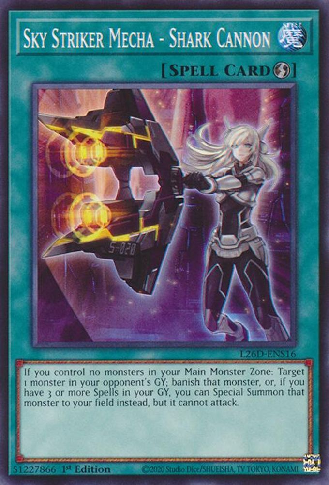 Sky Striker Mecha - Shark Cannon (L26D-ENS16) - Common
