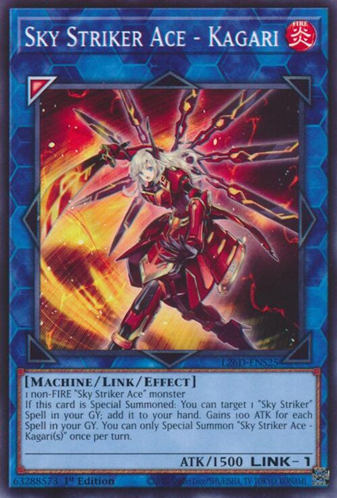 Sky Striker Ace - Kagari (L26D-ENS25) - Common
